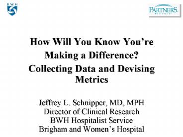 How Will You Know Youre