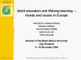 Adult education and lifelong learning  PowerPoint PPT Presentation