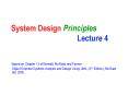 System Design Principles Lecture 4 PowerPoint PPT Presentation