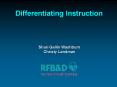 Differentiating Instruction PowerPoint PPT Presentation