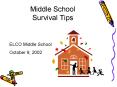 Middle School Survival Tips PowerPoint PPT Presentation