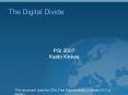 The Digital Divide PowerPoint PPT Presentation
