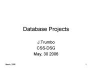 Database Projects