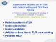 Assessment of Drift Loss in ITER with Pellet Fuelling and ELM Pace Making A' Polevoi, A' Loarte, A' PowerPoint PPT Presentation