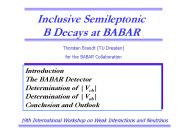 Inclusive Semileptonic B Decays at BABAR