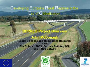 Developing Europes Rural Regions in the Era of Globalization