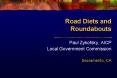 Road Diets and Roundabouts PowerPoint PPT Presentation