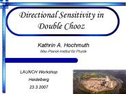 Directional Sensitivity in Double Chooz