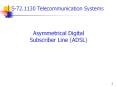 Asymmetrical%20Digital%20Subscriber%20Line%20(ADSL) PowerPoint PPT Presentation