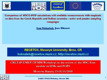 Survey of contaminated sites