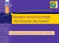 Education and social change the European way forward PowerPoint PPT Presentation