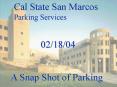 A Snap Shot of Parking PowerPoint PPT Presentation