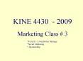 KINE 4430 - 2009 PowerPoint PPT Presentation