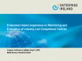 Enterprise Ireland experience on Monitoring and Evaluation of Industry Led Competence Centres PowerPoint PPT Presentation