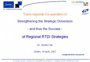 Transregional Cooperation in