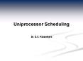 Uniprocessor Scheduling PowerPoint PPT Presentation