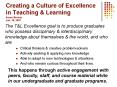 Creating a Culture of Excellence in Teaching PowerPoint PPT Presentation