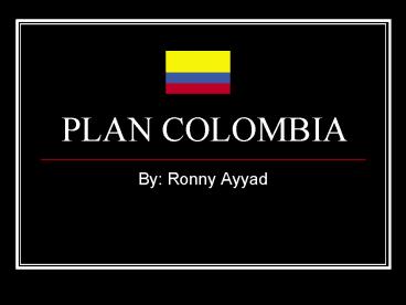 PLAN COLOMBIA