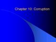 Chapter 10: Corruption PowerPoint PPT Presentation