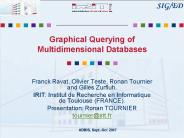 Graphical Querying of Multidimensional Databases