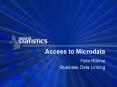 Access%20to%20Microdata PowerPoint PPT Presentation