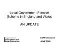 Local Government Pension Scheme in England and Wales AN UPDATE PowerPoint PPT Presentation