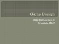 Game Design PowerPoint PPT Presentation