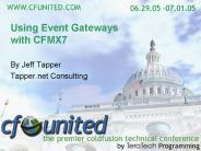 Using Event Gateways with CFMX7