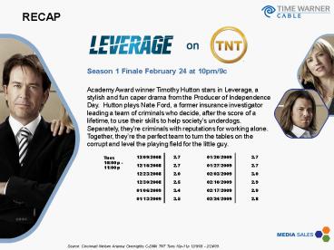 Season 1 Finale February 24 at 10pm9c