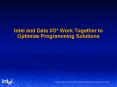 Intel and Data IO Work Together to Optimize Programming Solutions PowerPoint PPT Presentation