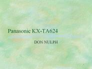 Panasonic KX-TA624