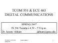 TCOM 551 PowerPoint PPT Presentation