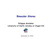Binocular Stereo