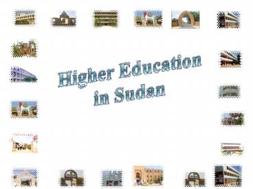 Higher Education in Sudan