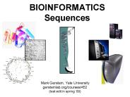 BIOINFORMATICS Sequences