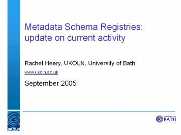 DC2003 Application profiles