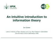 An intuitive introduction to information theory
