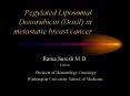Pegylated Liposomal Doxorubicin Doxil in metastatic breast cancer PowerPoint PPT Presentation