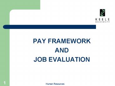 PAY FRAMEWORK