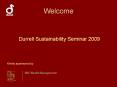 Durrell Sustainability Seminar 2009 PowerPoint PPT Presentation