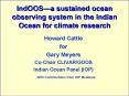 IndOOSa sustained ocean observing system in the Indian Ocean for climate research PowerPoint PPT Presentation