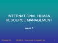 INTERNATIONAL HUMAN RESOURCE MANAGEMENT PowerPoint PPT Presentation