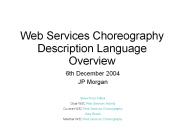 Web Services Choreography Description Language Overview