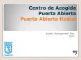 Centro de Acogida Puerta Abierta Puerta Abierta Hostel PowerPoint PPT Presentation