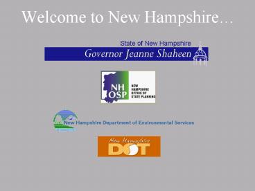 Welcome to New Hampshire