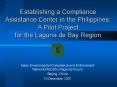 Establishing a Compliance Assistance Center in the Philippines: A Pilot Project for the Laguna de Ba PowerPoint PPT Presentation