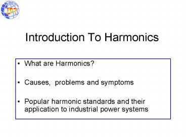 Introduction To Harmonics