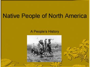 Native People of North America