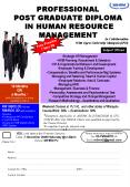 PROFESSIONAL POST GRADUATE DIPLOMA IN HUMAN RESOURCE MANAGEMENT PowerPoint PPT Presentation