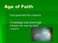 Age of Faith PowerPoint PPT Presentation